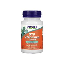 NOW - GTF Chromium 200 mcg, 100 таблеток