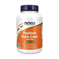 NOW - Psyllium Husk Caps 500 mg, 200 вегетаріанських капсул