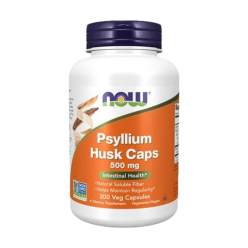 NOW - Psyllium Husk Caps 500 mg, 200 вегетаріанських капсул