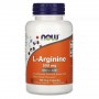 NOW - Arginine 500 mg, 100 вегетаріанських капсул