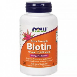 NOW - Biotin 10000 mcg, 120 вегетаріанських капсул