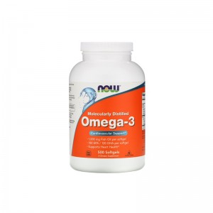 NOW - OMEGA 3 1000 mg, 500 софтгелевих капсул