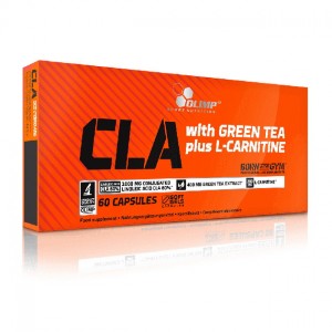 Olimp Labs - CLA with Green Tea plus L-carnitine 1000/400/200 mg, 60 капсул