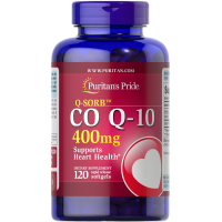 Puritan's Pride - CO Q-10 400 mg (Q-SORB), 120 гелевых капсул