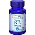 Puritan's Pride - Vitamin B-2 (Riboflavin) 100 mg, 100 таблеток