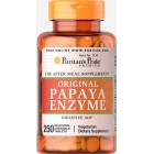 Puritan's Pride - Original PAPAYA ENZYME, 250 жувальних таблеток