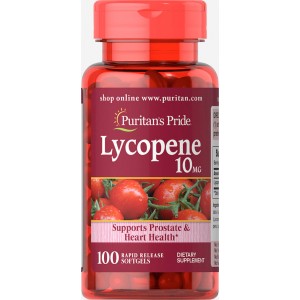 Lycopene 10 mg, 100 гелевых капсул