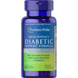 Diabetic Support Formula, 60 каплет