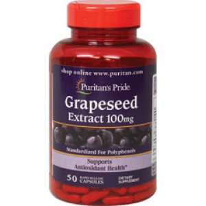 Grapeseed Extract 100 mg, 50 капсул