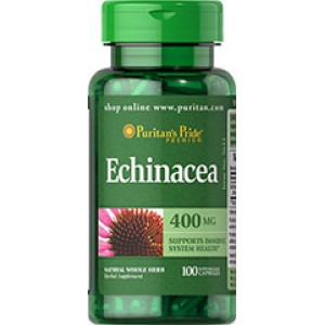 Puritan's Pride - Echinacea 400 mg, 100 капсул