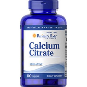 Puritan's Pride - Calcium Citrate, 100 капсул