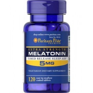 Melatonin 5 mg, 120 таблеток