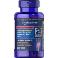 Puritan's Pride - Glucosamine Chondroitin MSM Triple Strength, 60 каплет