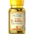 Puritan's Pride - Vitamin E-400 IU (180 mg), 50 гелевых капсул