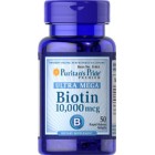 Puritan's Pride - Biotin 10000 mcg Ultra Mega, 50 гелевых капсул