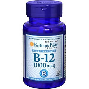 Vitamin B-12 1000 mcg Timed Release, 100 таблеток