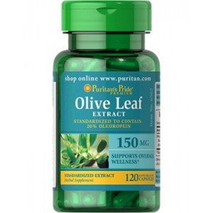 Olive Leaf Standardized Extract 150 mg, 60 капсул