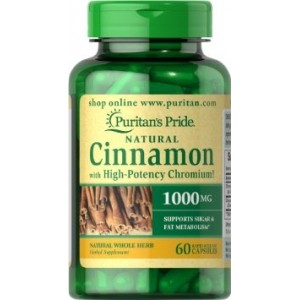 Cinnamon Complex 1000 mg with High Potency Chromium, 100 капсул
