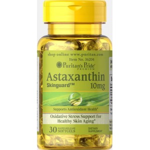 Astaxanthin 10 mg, 30 гелевых капсул