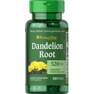 Dandelion Root 520 mg, 100 капсул