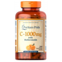 Vitamin C 1000 mg with Citrus Bioflavonoids, 200 капсул