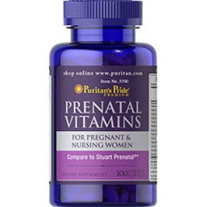 Puritan's Pride - Prenatal Vitamins, 100 каплет