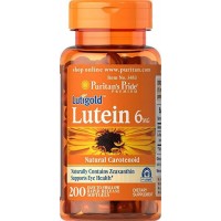 Puritan's Pride - Lutein 6 mg with Zeaxanthin Lutigold™, 200 гелевих капсул