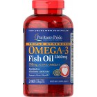 Puritan's Pride - Omega-3 Fish Oil Triple Strength 1400 mg, 240 гелевых капсул