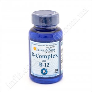 Vitamin B-Complex and Vitamin B-12, 90 таблеток