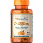 Puritan's Pride - Vitamin C 1000 mg with Bioflavonoids & Rose Hips, 100 каплет