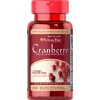 Puritan's Pride - Cranberry Fruit Concentrate with C & E 4200 mg, 100 гелевых капсул