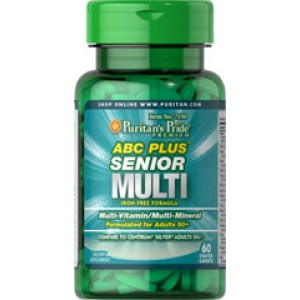 ABC Plus® Senior Multivitamin Multi-Mineral Formula, 60 каплет