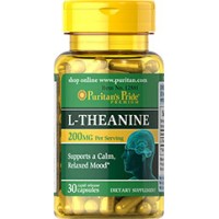 Puritan's Pride - L-Theanine 200 mg, 30 капсул