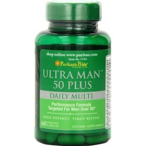 Puritan's Pride - Ultra Vita Man™ 50 Plus, 60 каплет