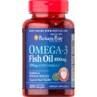 Puritan's Pride - OMEGA-3 FISH OIL 1000 mg, 100 гелевых капсул