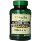 Puritan's Pride - FLAX OIL 1000 mg Omega-3, 6 & 9, 120 гелевых капсул