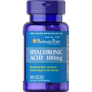 Puritan's Pride - Hyaluronic Acid 100 mg, 30 капсул