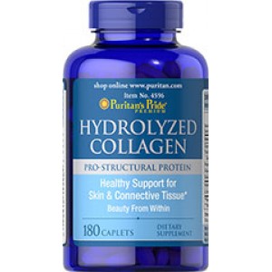 Puritan's Pride - Hydrolyzed Collagen 1000 mg, 180 каплет