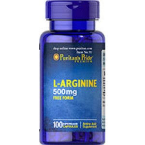 L-Arginine 500 mg, 100 капсул