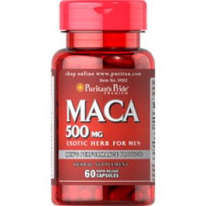 Puritan's Pride - Maca 500 mg, 60 капсул