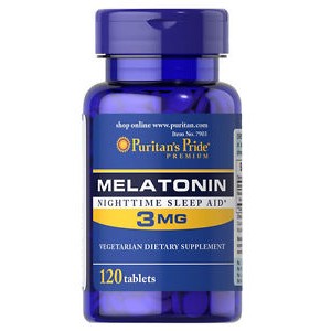 Melatonin 3 mg, 120 таблеток