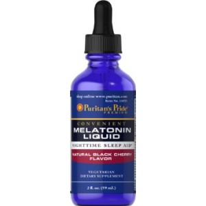 Melatonin Black Cherry Liquid 10 mg, 59 мл