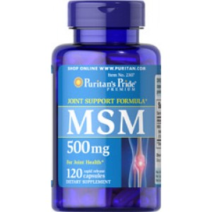 Puritan's Pride - MSM 500 mg, 120 капсул