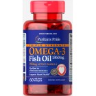 Puritan's Pride - Omega-3 Fish Oil Triple Strength 1400 mg, 60 гелевых капсул