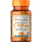Puritan's Pride - Vitamin C 500 mg with Citrus Bioflavonoids and Rose Hips Timed Release, 100 каплет