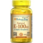 Puritan's Pride - Vitamin E-100 I.U 100% Natural, 100 гелевых капсул