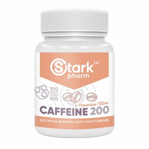 Stark Pharm - Caffeine 200 mg, 100 таблеток