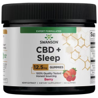 Swanson - CBD 12.5 mg + Sleep Gummies, 60 желейок