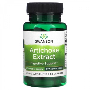 Swanson - Artichoke Leaf Extract (Cynara Scolymus) 250 mg, 60 капсул