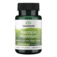 Swanson - Bacopa Monnieri 10:1 Extract 50 mg, 90 капсул